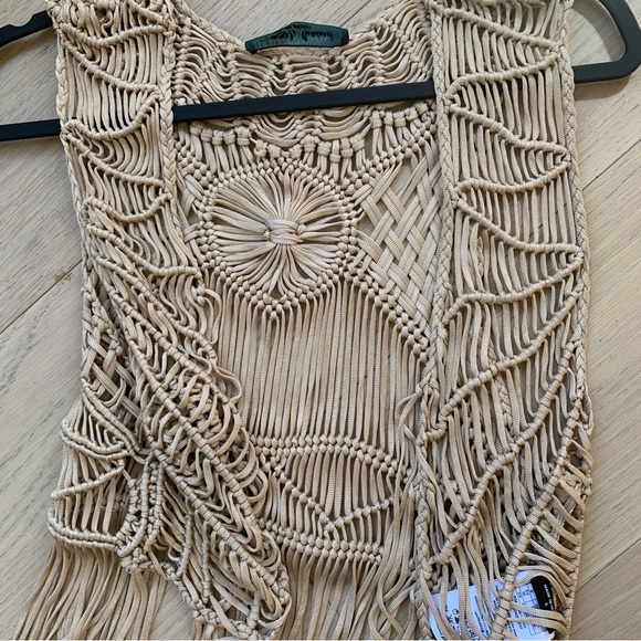 Fringe vest Beige (never worn) - Picture 7 of 8